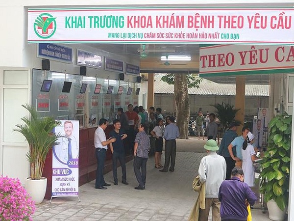 Bệnh viện ĐKTP Vinh ra mắt Khoa khám bệnh theo yêu cầu