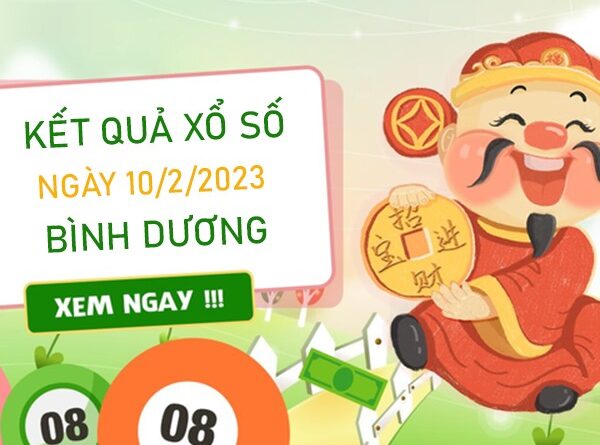 Thống kê XSBD 10/2/2023 chốt số giải tám Bình Dương