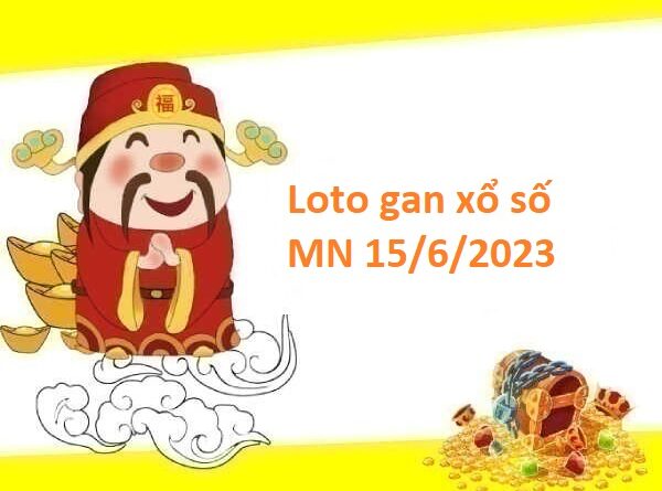 Loto gan xổ số MN 15/6/2023