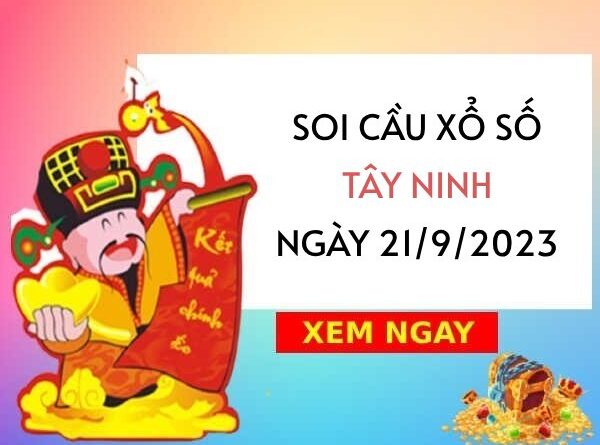 Thống kê bạch thủ xổ số Tây Ninh ngày 21/9/2023 thứ 5 hôm nay