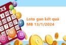 Loto gan kết quả miền Bắc 13/1/2024 hôm nay