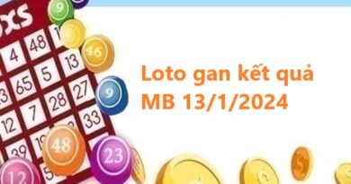 Loto gan kết quả miền Bắc 13/1/2024 hôm nay