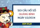 Thống kê loto xổ số Quảng Bình ngày 1/2/2024 thứ 5 hôm nay