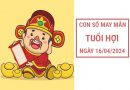 Giải mã con số may mắn tuổi Hợi ngày 16/4/2024