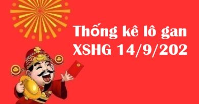 Thống kê lô gan XSHG 14/9/2024 hôm nay