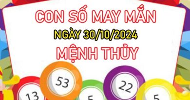 Con số may mắn mệnh Thủy 30/10/2024 gom lộc nặng tay