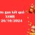 Loto gan kết quả XSMB 26/10/2024